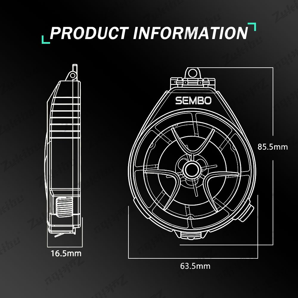 ZUKIBO Компактная коробка для  – обзор и цена Fishing Line Dispenser